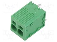 PCB terminal block; straight; 7.5mm; ways: 2; on PCBs; 24AWG÷8AWG ADAM TECH