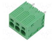 Connector: PCB terminal block; terminal; 40A; 600V; straight; 1x3 ADAM TECH
