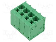 PCB terminal block; angled 90°; 10mm; ways: 4; on PCBs; 18AWG÷4AWG ADAM TECH