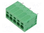 Connector: PCB terminal block; terminal; 40A; 600V; straight; 1x5 ADAM TECH
