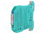 Converter: Zener barrier; for DIN rail mounting; -20÷60°C PEPPERL+FUCHS