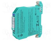 Converter: Zener barrier; for DIN rail mounting; -20÷60°C PEPPERL+FUCHS