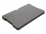 Foam insert; graphite; 500x320x40mm; 2pcs. LeanFoam