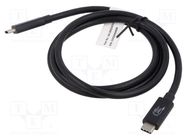 Cable; Power Delivery (PD),USB 3.1; USB C plug,both sides; 1m DIGITUS