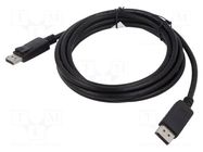 Cable; DisplayPort plug,both sides; 5m; black DIGITUS