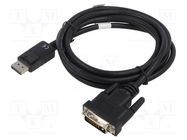 Cable; DisplayPort 1.1a,HDCP 1.3; 2m; black; Support: FullHD,HDCP DIGITUS