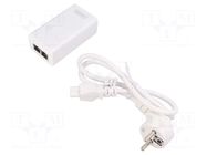 PoE power supply unit; IEC C6,RJ45 socket x2; 10/100Mbps DIGITUS