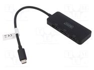 Adapter; DisplayPort 1.4,HDCP 2.2; black DIGITUS