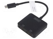 Adapter; DisplayPort 1.4,HDCP 2.2; black DIGITUS