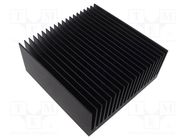 Heatsink: extruded; grilled; black; L: 200mm; W: 200mm; H: 83mm SEIFERT ELECTRONIC