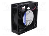 Fan: DC; axial; 12VDC; 119x119x38mm; 280m3/h; 61dBA; ball; 6000rpm EBM-PAPST