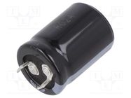 Capacitor: electrolytic; SNAP-IN; 100uF; 400VDC; Ø22x30mm; ±20% SAMWHA