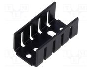 Heatsink: extruded; U; TO220; black; L: 35mm; W: 18.5mm; H: 15mm SEIFERT ELECTRONIC