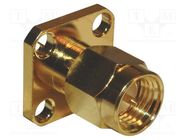 Connector: SMA; socket; male; straight; 50Ω; soldering; PTFE AMPHENOL RF