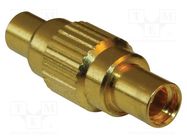 Adapter; MMCX female,both sides; Insulation: PTFE; 50Ω; brass AMPHENOL RF