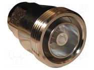 Adapter; 7/16 female,N male; Insulation: PTFE; 50Ω; brass; 7.5GHz AMPHENOL RF