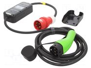 Charger: eMobility; 2x0.5mm2,3x6mm2; 230VAC; 7kW; IP65; 5m; 32A QOLTEC