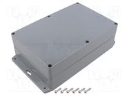 Enclosure: multipurpose; X: 146mm; Y: 222mm; Z: 75mm; ABS; dark grey GAINTA