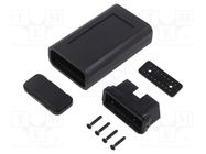 Enclosure: OBD; X: 47.4mm; Y: 94.6mm; Z: 23.45mm; ABS; black KRADEX