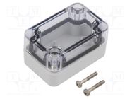 Enclosure: multipurpose; X: 40mm; Y: 60mm; Z: 30mm; ZP; ABS; IP67 KRADEX