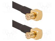 Cable; MCX male,both sides; angled; 0.457m AMPHENOL RF