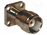 Connector: TNC; socket; female; straight; 50Ω; soldering; PTFE AMPHENOL RF