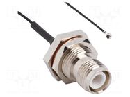 Cable; AMC female,TNC RP male; angled,straight; 0.3m AMPHENOL RF