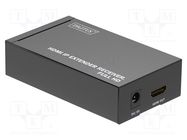 HDMI extender; HDCP 1.3,HDMI 1.3; Support: 1080p,FullHD,HDCP DIGITUS