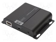 HDMI extender; HDCP 1.4,HDMI 1.4,PoE; black; Enclos.mat: metal DIGITUS