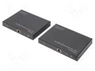 Device: KVM switch; HDCP 2.2,HDMI 2.0,USB 1.1; black; 70m DIGITUS