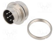 Connector: M16; PIN: 6; IP67; socket; male; 250V; 5A; soldering; 18AWG BINDER