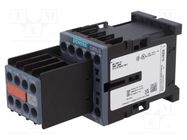 Contactor: 8-pole; NC + NO x7; 24VDC; 3A; 3RH20; screw terminals SIEMENS