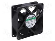 Fan: EC; axial; 230VAC; 80x80x25mm; 68.03m3/h; 32dBA; Vapo; 3100rpm SUNON