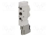 Electromagnetic valve; 1.5÷7bar; 5/2 monostable; aluminium; IP65 SMC