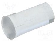 Fiber for LED; round; Ø3.3mm; Front: flat; straight BIVAR