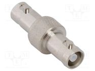 Adapter; HD-BNC female,both sides; Insulation: PTFE; 75Ω; 3GHz AMPHENOL RF