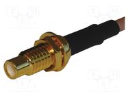 Connector: SMC; socket; male; straight; 50Ω; soldering,crimped AMPHENOL RF