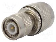 Adapter; N male,TNC male; Insulation: PTFE; 50Ω; brass; 11GHz AMPHENOL RF