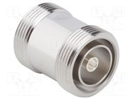 Adapter; 7/16 female,both sides; Insulation: PTFE; 50Ω; Mat: brass AMPHENOL RF