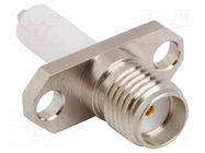 Connector: SMA; socket; female; straight; 50Ω; soldering; PTFE AMPHENOL RF