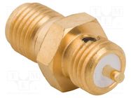 Connector: SMA; socket; female; straight; 50Ω; soldering; PTFE AMPHENOL RF