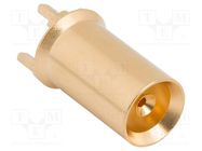 Connector: coaxial; socket; female; straight; 50Ω; THT; on PCBs AMPHENOL RF