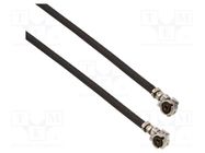 Cable; AMC female,both sides; angled; 0.3m; 50Ω AMPHENOL RF