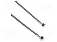 Cable; AMC female,both sides; angled; 0.05m; 50Ω AMPHENOL RF