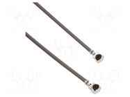 Cable; AMC female,both sides; angled; 0.05m; 50Ω AMPHENOL RF