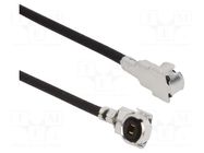 Cable; AMC4 female,both sides; angled; 1m AMPHENOL RF