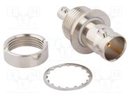 Adapter; BNC female,HD-BNC female; Insulation: PTFE; 75Ω; brass AMPHENOL RF