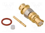 Connector: coaxial; socket; female; straight; 50Ω; soldering; 6GHz AMPHENOL RF