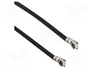 Cable; AMC4 female,both sides; angled; 0.2m AMPHENOL RF