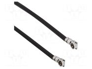 Cable; AMC4 female,both sides; angled; 0.2m AMPHENOL RF